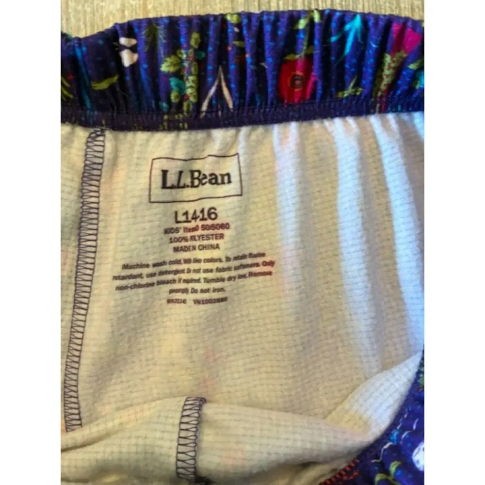 L.L.Bean Kids Woodland Print Pajama Set | Size 14-16 | EUC Large